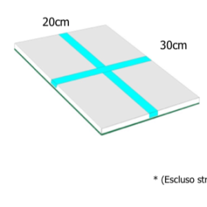 RACCORDO A CROCE IN CARTONGESSO E SILIPAN PER LUCE LED