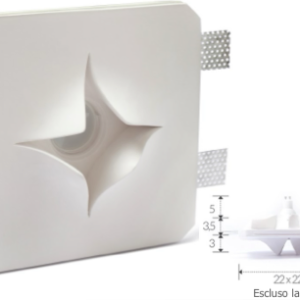 faretto in gesso