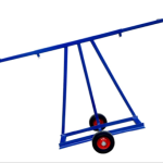 CARRELLO DA CANTIERE PORTA LASTRE LEGGERO